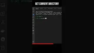 How to get the current directory in python | Python OS module #shorts