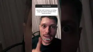 TIAGO, VOCÊ TINHA MEDO DE FALHAR QUANDO COMEÇOU NO TRÁFEGO PAGO? | #SHORTS