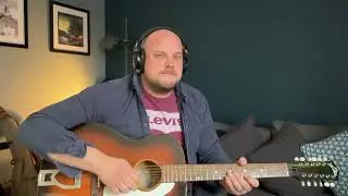 Girl by The Beatles instrumental section cover on Eko 12 string 