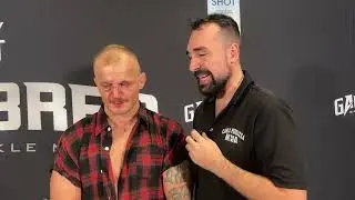 Jesse Ronson Following His Gamebred Bareknuckle MMA 8 Victory Over Curtis Millender