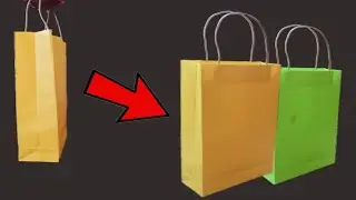 How Can Make Paper Bag with Chart Paper | #paper #cover | Chart crafts | Chart Items | M Vlog
