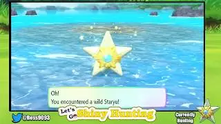 Pokemon Let's go: Shiny Staryu Reaction