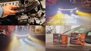 Epic Night Drive Upgrade! Aozoom W7 Aux + Fog Lamps on Tata Safari 🔥 Solution for all tata owners