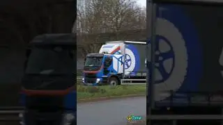 VOLVO 🖤💙❤️ WISE - A1(M) motorway #truckspotting #tomir #slowmotion