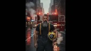 The Courage of a Fireman, Captured by AI