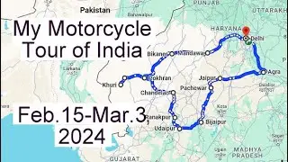 Motorcycle Tour of Rajasthan, India Part 1