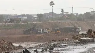 WTF!! Non Stop Hard Working Bulldozer And Dumper Truck Progress While Raining Wonderful