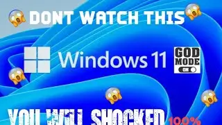 GOD MODE👽❤️&zwj;🔥Most hidden feature in windows 11