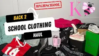 Freshman Year Back to School Clothing Haul #backtoschool