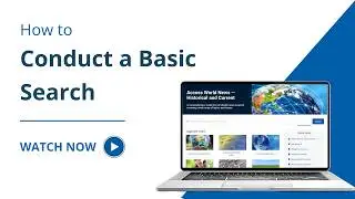 How To: Conduct a Basic Search