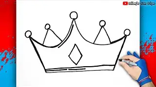 Dibuja Una Linda Corona 👑👸🤴🌈 Dibujos Para Ni&ntilde;os
