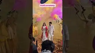 Bride & Groom Entry In Haldi Ceremony| Haldi Ceremony Decoration #ytshorts #bride #groom #haldi #yt