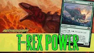 Вся МОЩЬ ТИРАНОЗАВРА ! MTG Arena T-Rex Power Aetherdrift Standard DECK GUIDE