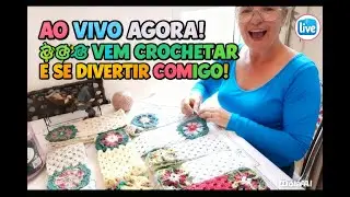 HOJE ESTÁ SENDO PURA EMOÇÃO, BORA CROCHETAR COMIGO?