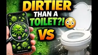 Your Phone Is Filthier Than a Toilet Seat! Your Phone Is Dirtier Than a Toilet Seat 😳📱🚽