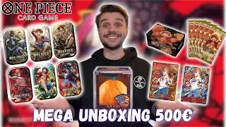 MEGA UNBOXING A 500€ !! MINI TIN PACK SET VOL.1, BUNDLE PRB01 ET DEVIL FRUIT VOL.2