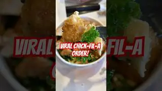 Is it any good?! #chicken #chickfila #viral #order #fastfood #kale #salad #shorts