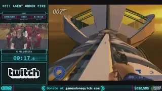 007: Agent Under Fire by Mr_Shasta in 44:12 - AGDQ 2018 - Part 36