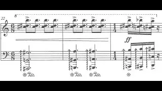Alfred Schnittke - Piano Sonata No.1 (1987) [Score video]