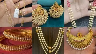 ಬರಿ 3ಗ್ರಾಂ ಚಿನ್ನದಿಂದ ಮುತ್ತಿನ ಎಲ್ಲ ಆಭರಣಗಳು🪙ಒಂದೇ ವಿಡಿಯೋದಲ್ಲಿ//ಎಷ್ಟು ಚನ್ನಾಗಿದೆ ನೀವೇ ನೋಡಿ/🥰 gold pearl.