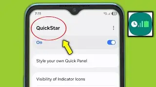 QuickStar Settings in Samsung Galaxy A35 & M35