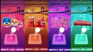 Tiles Hop EDM Rush-PAW Patrol:The Mighty 🆚Banban🆚HAIRY MARY(Garten of Banban 4)🆚Lightning McQueen🎶🎵🎼