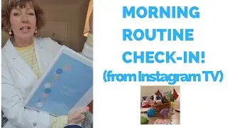 Утренняя рутинная регистрация через Instagram TV (пятница, 20 марта), система Flylady