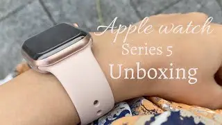 apple watch series 5 unboxing・Gold Aluminum Case 40MM|| アップルウォッチ ５