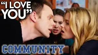 Jeff Professes His Love For Britta | Community