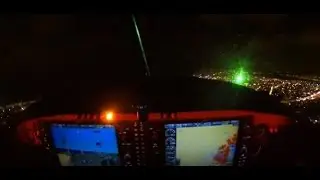 Decolagem noturna no Recife e 