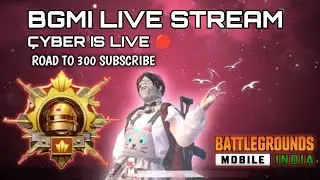 EVERY MATCH CHICKEN DINNER?? | BGMI LIVE WITH &Ccedil;YBER | ROAD TO 300 ⚡ SUBSCRIBE NOW TEM OR