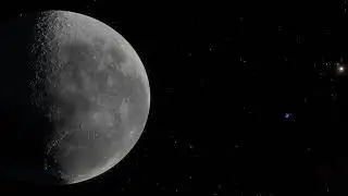 Moon Orbit | 1 Hour Relaxing Earth & Moon View in 4K | Sleep, Relax, Space Ambience