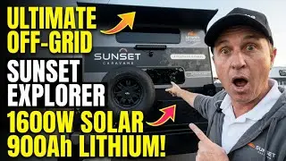 1600W Solar & 900Ah Lithium! 🔋 Is This The Ultimate Off-Grid Family Caravan?