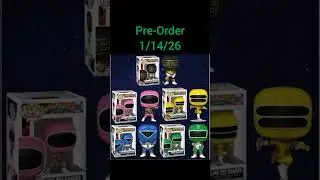 Power Rangers Zeo full remaining Funko set going up for Pre-Order soon!