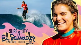 Defending World Champ Soleil Errico Shines at Bells, Surges Towards Surf City El Salvador Longboard