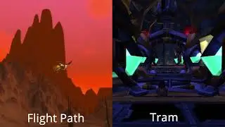 Flight Path vs Deeprun Tram - Stormwind to Ironforge (WoW Classic Era)