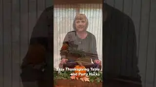 Easy Thanksgiving Table and Party Hacks #thanksgivingdinner #thanksgivingtable #partyhacks #buffet