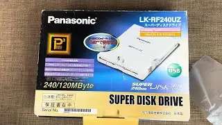 Ổ đĩa Panasonic LK-RF240UZ USB 240MB Super Disk Drive ーパーディスクドライブ  Ổ đĩa dung lượng cao