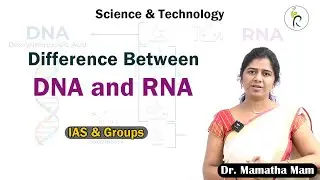 Difference Between DNA and RNA || Science & Technology || Dr. Mamatha Mam || Rakshan IAS Academy