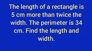 How to solve geometry word problem 