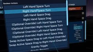 How to enable Space Drag/Turn in SteamVR with OpenVR Advanced Settings