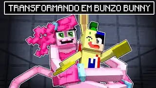 MOMMY LONG LEGS ME TRANSFORMOU no BUNZO BUNNY no MINECRAFT!