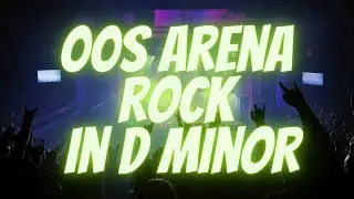 00s uplifting Arena rock backing track in  D minor /F major