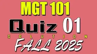 Решение теста MGT101 №1 2025 | Тест MGT101 №1 решен осенью 2025 | VU Scholar