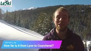 How far is it from Lyon airport to Courchevel?