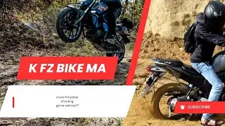 Ke fz bike ma cross fire ma jastai off-road garna sakinxa?? #nepal #travel #vairal #motovolgger 