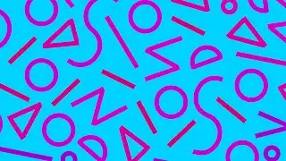 Crazy shapes pattern chaos shaking shake | 4K animated motion background