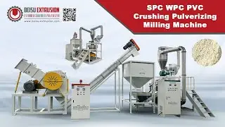 SPC WPC PVC Plastic Waste Crushing Pulverizing Milling Machine - BEISU MACHINE
