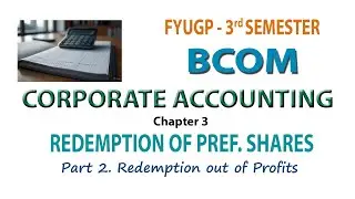 FYUGP 3RD SEM BCOM CORPORATE ACCOUNTING CH 3 #2