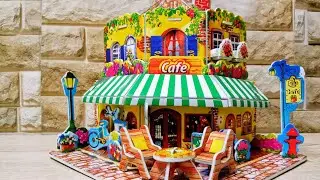 Let's Set Up a Beautiful Cafe with this DIY 3d Puzzle | Buka Kafe 3d Puzzle Yang Cantik 😍 | ASMR